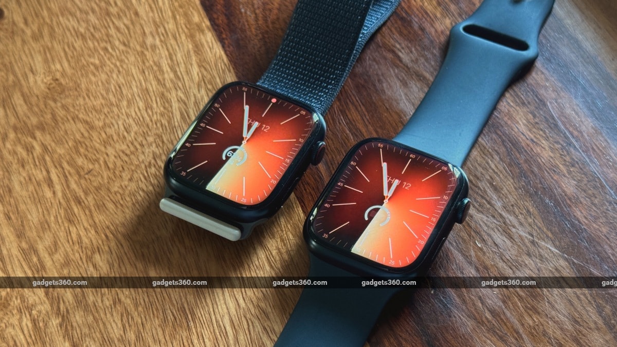 Apple Watch Series 9 front comparison ndtv AppleWatchSeries9  Apple