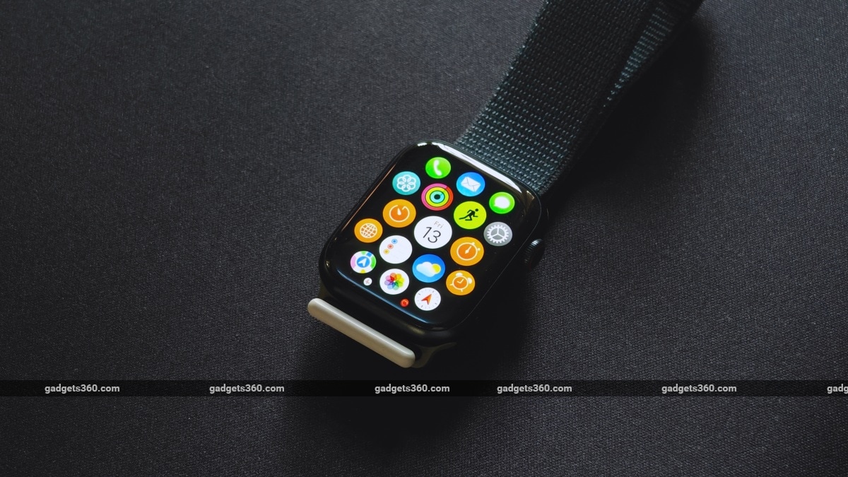 Apple Watch Series 9 front app menu ndtv AppleWatchSeries9  Apple