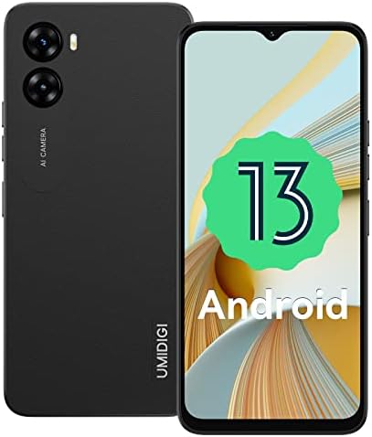 UMIDIGI Unlocked Cell Phone G3 Plus,Android 13 Smartphone，7G(4G+3G)+128G(1TB Expandable), Dual Sim 4G LTE Mobile Phone,Octa Core,6.52″ HD+,5150mAh, Dual Speaker,Long Battery Life,Smartphone Unlocked