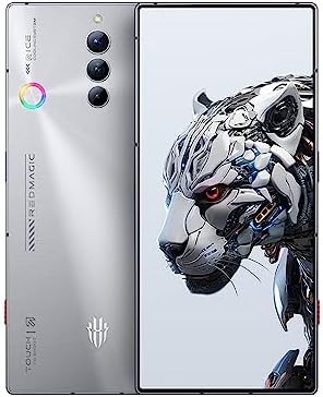 REDMAGIC 8S Pro Smartphone 5G, 120Hz Gaming Phone, 6.8″ Full Screen, Under Display Camera, 6000mAh Android Phone, Snapdragon 8 Gen 2, 16+512GB, 65W Charger, Dual-Sim, US Unlocked Cell Phone Silver