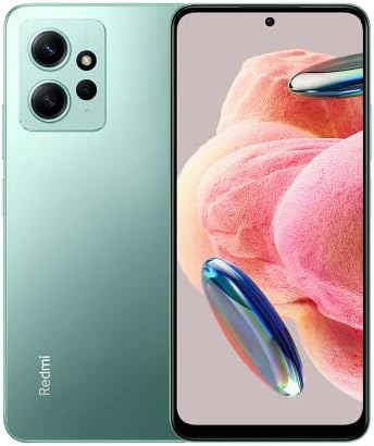 Xiaomi Redmi Note 12 4G LTE (128GB + 4GB) Global Unlocked 6.67″ 50MP Triple (ONLY T-Moble/Tello/Mint USA Market) + (w/ 33W Fast Car Dual Charger Bundle) (Mint Green Global + 33W Car Charger)