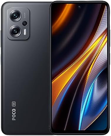 Xiaomi Poco X4 GT 5G + 4G LTE 256GB 8GB Global Version Unlocked 6.6” 1444Hz 64MP Triple Camera (Not Verizon Sprint Boost Cricket Metro At&T) (w/Fast Car 51W Charger Bundle) (Black (Global Version))