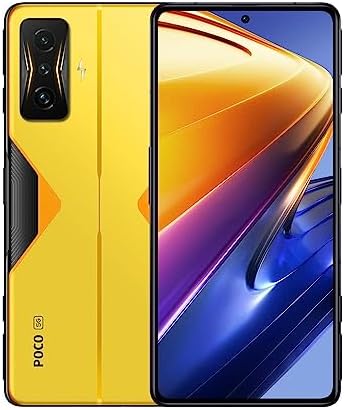 Poco F4 GT 5G + 4G Global Version 128GB + 8GB Factory Unlocked 6.67″ 120Hz 64Mp Triple Camera (Tmobile Mint Tello and Global) + (w/Fast Car 51W Charger Bundle) (Cyber Yellow)