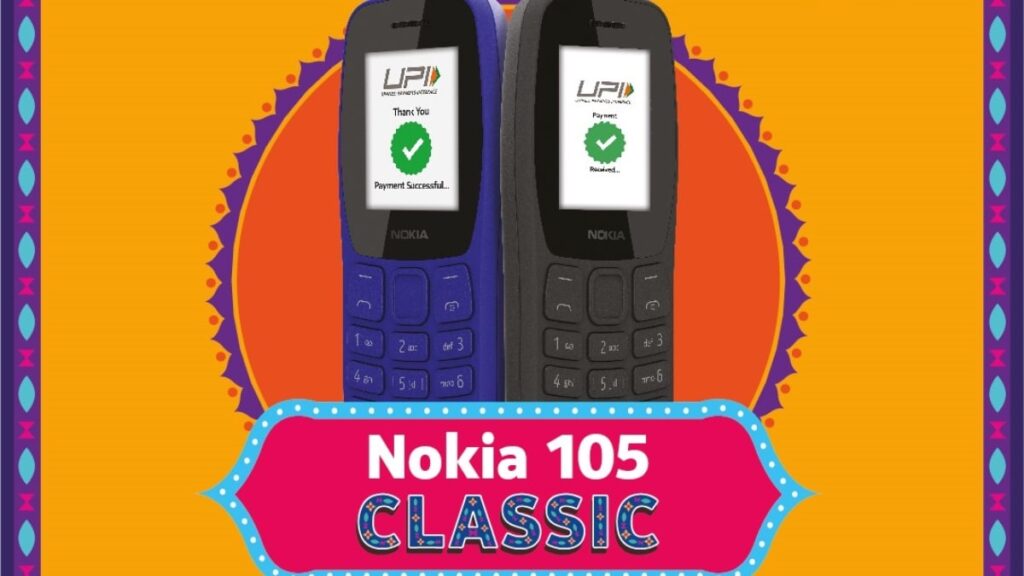 Nokia 105 Classic Feature Phone With UPI Support Launched in India: Price, Specifications