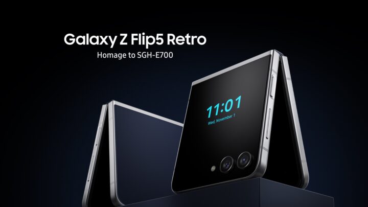 Galaxy Z Flip 5 Retro pays homage to iconic Samsung flip phone from 2003