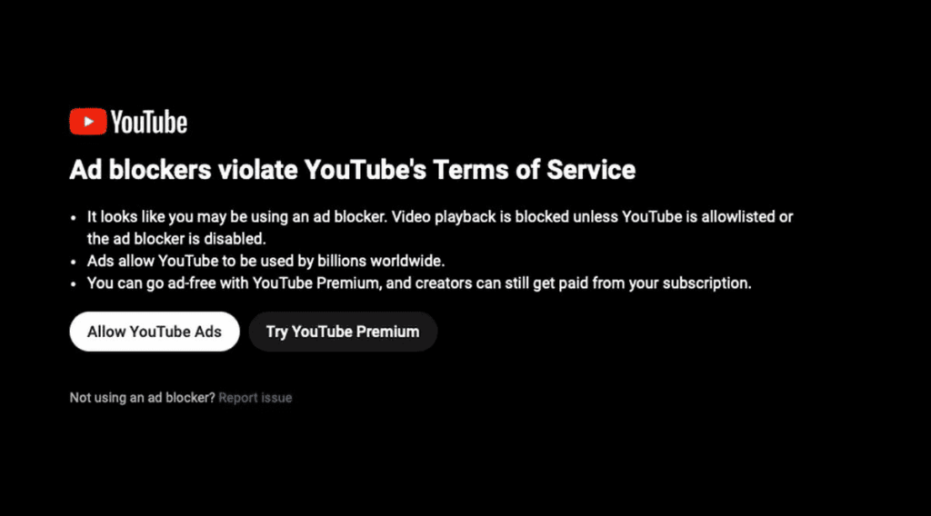 YouTube Begins Global Effort to Crack Down Ad Blockers – No Longer an Experiment