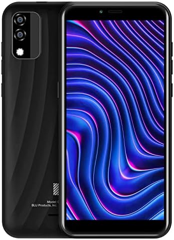 BLU C5 Max | 2022 | Long Lasting Battery | Unlocked | 5.7” HD+ Display | 16GB | 5MP Camera | US Warranty (Black)